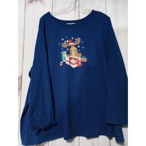 Woman Within‎ Blouse Ladies 3x Christmas